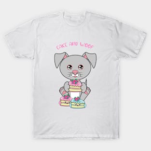 All I Need is cake and dogs, cake and dogs T-Shirt